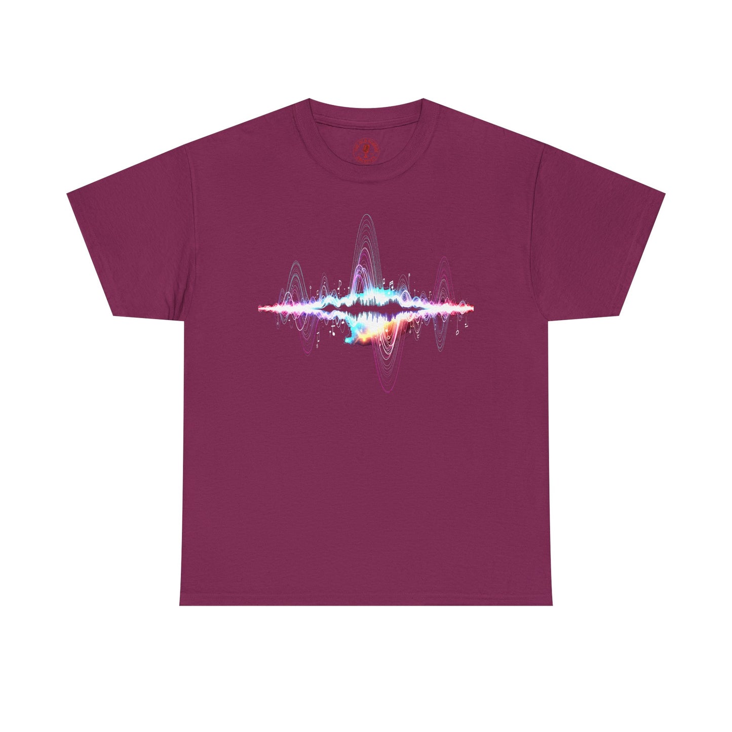 Music Visualized Tee, Unisex Heavy Cotton T-Shirt, Casual Statement Wear