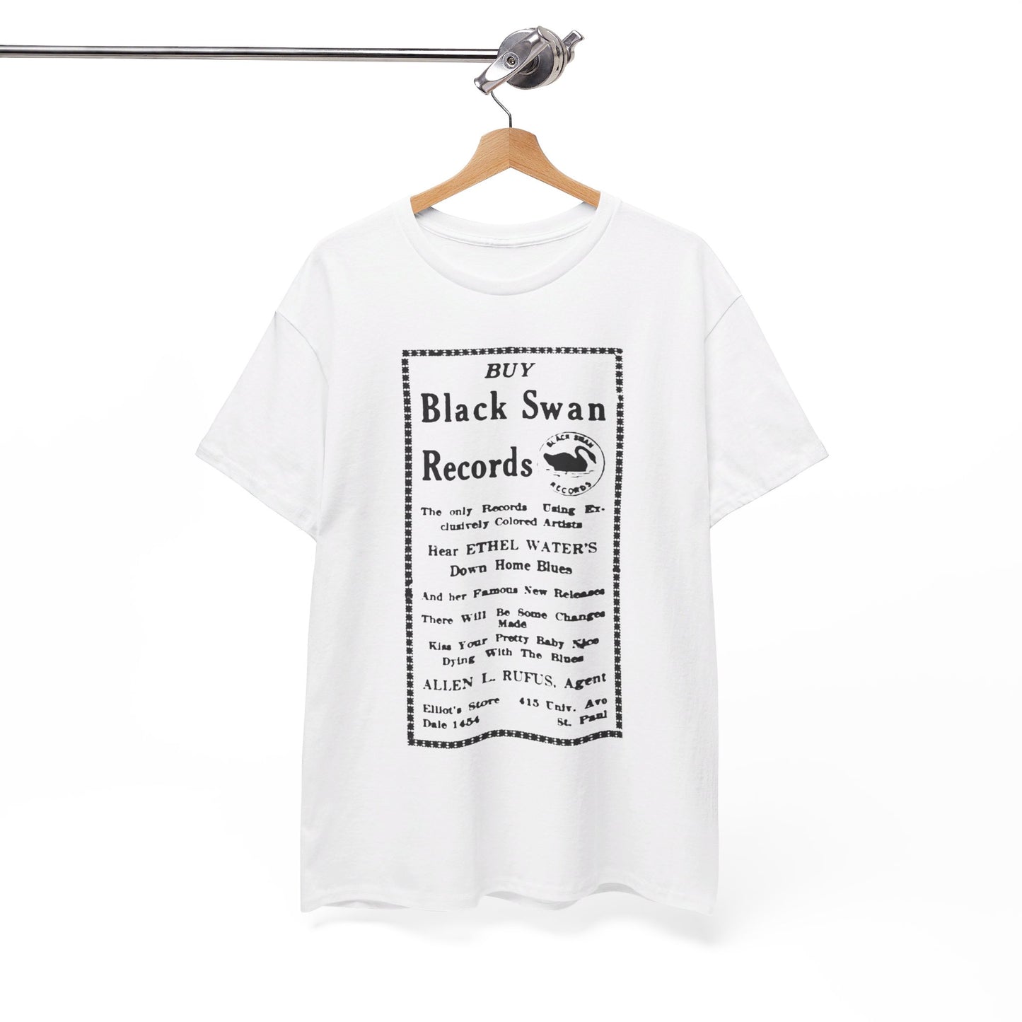 Record Store Tee #134: Elliot's Store Black Swan Record Dealer