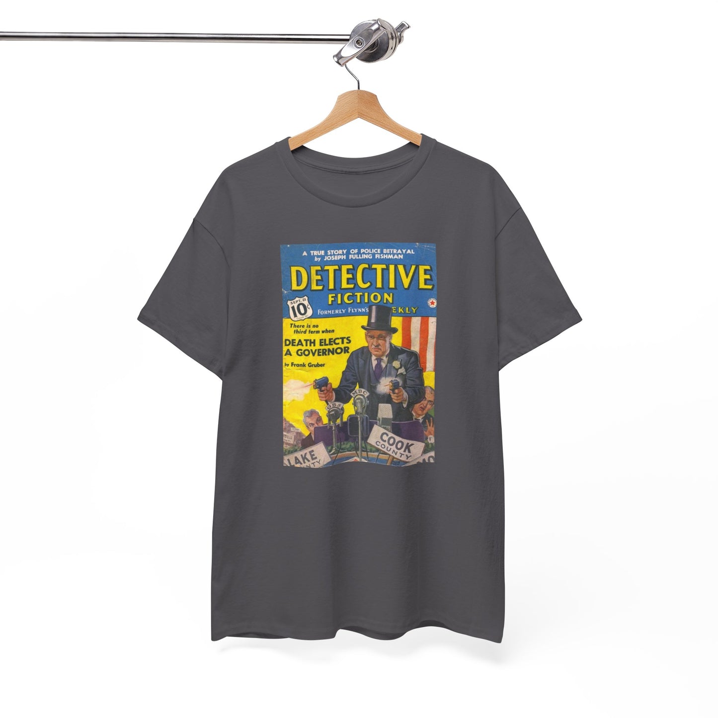 Pulp Cover Tee #449: Detective Fiction