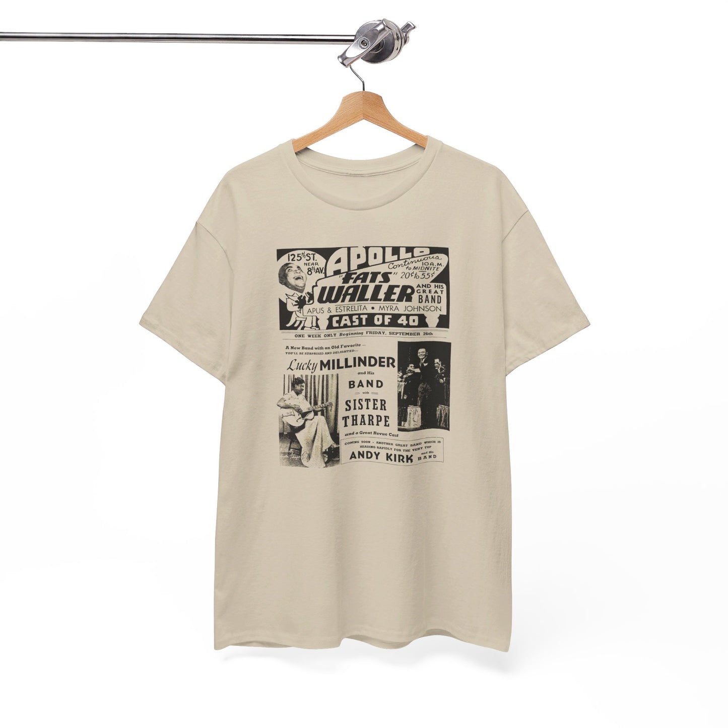 Concert Poster Tee #049: Fats Waller