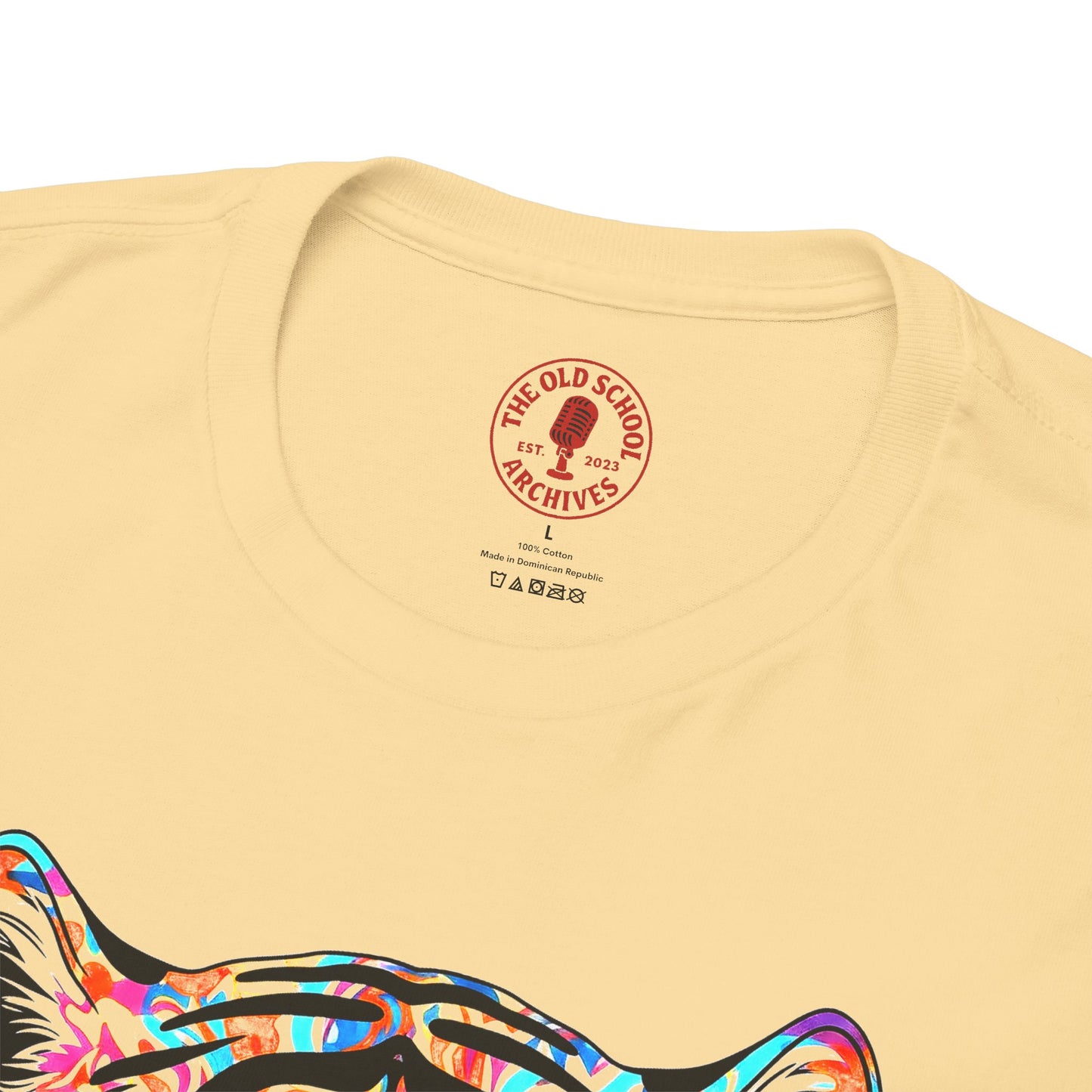 Cosmic Tiger Unisex Heavy Cotton Tee Statement Shirt