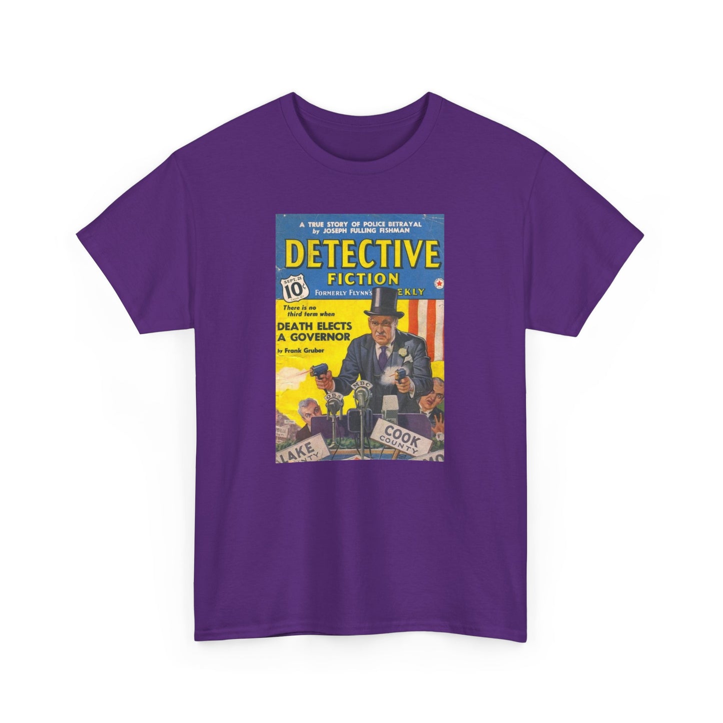 Pulp Cover Tee #449: Detective Fiction