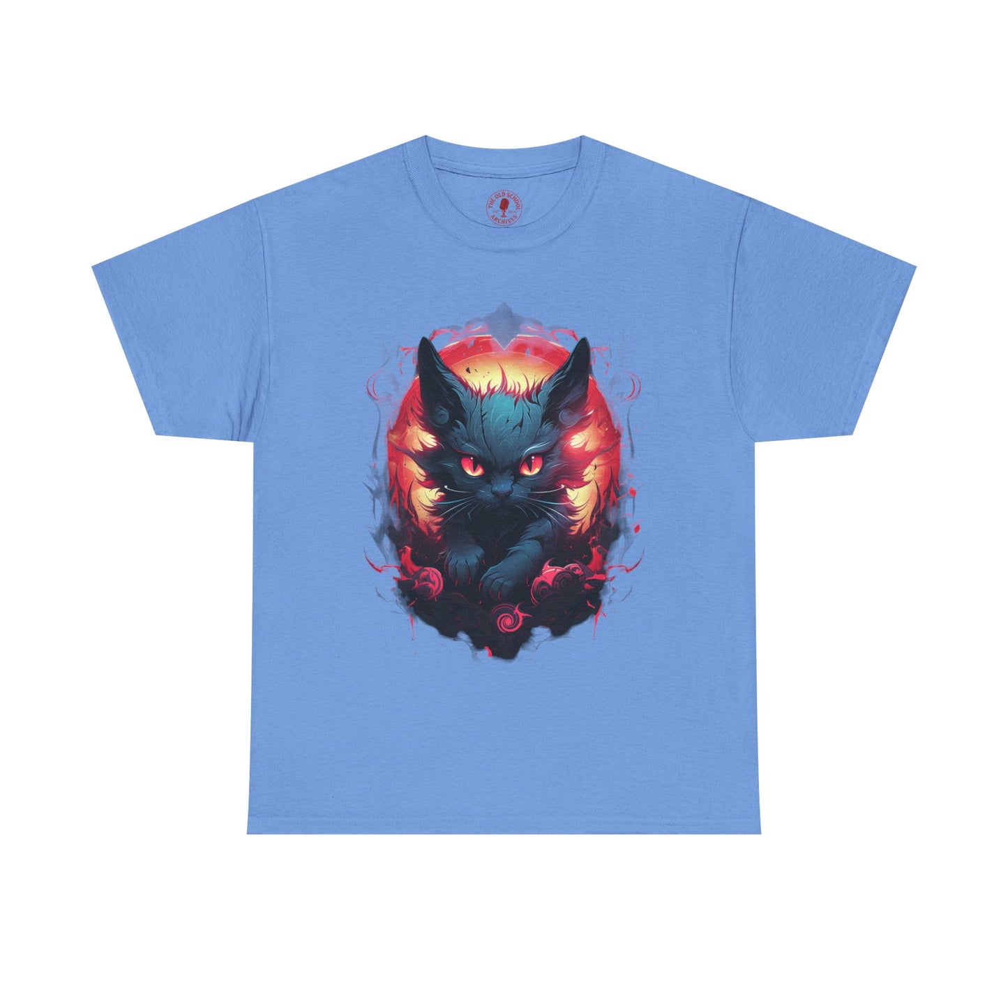 Evil Bad Kitty Cat Variant Unisex Heavy Cotton Tee | Vintage T-Shirt, Graphic Tee, Casual Wear