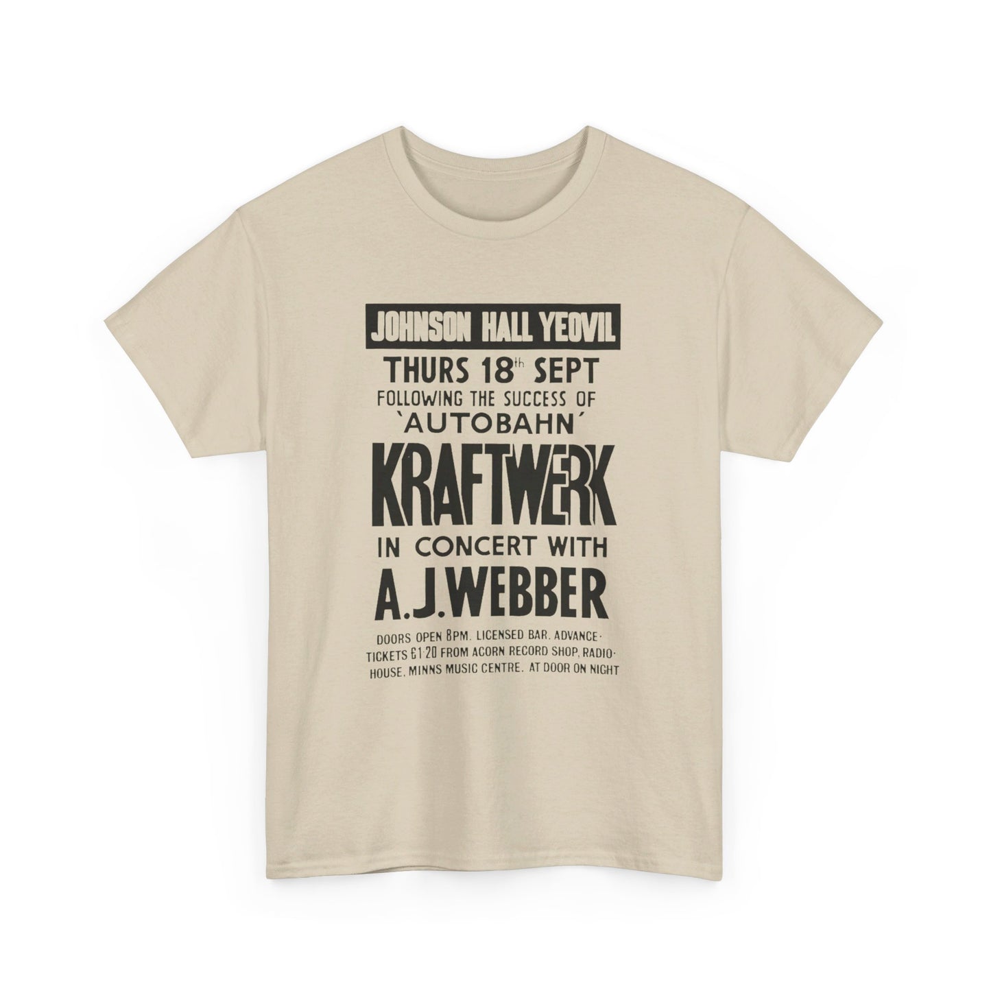 Concert Poster Tee #013: Kraftwerk