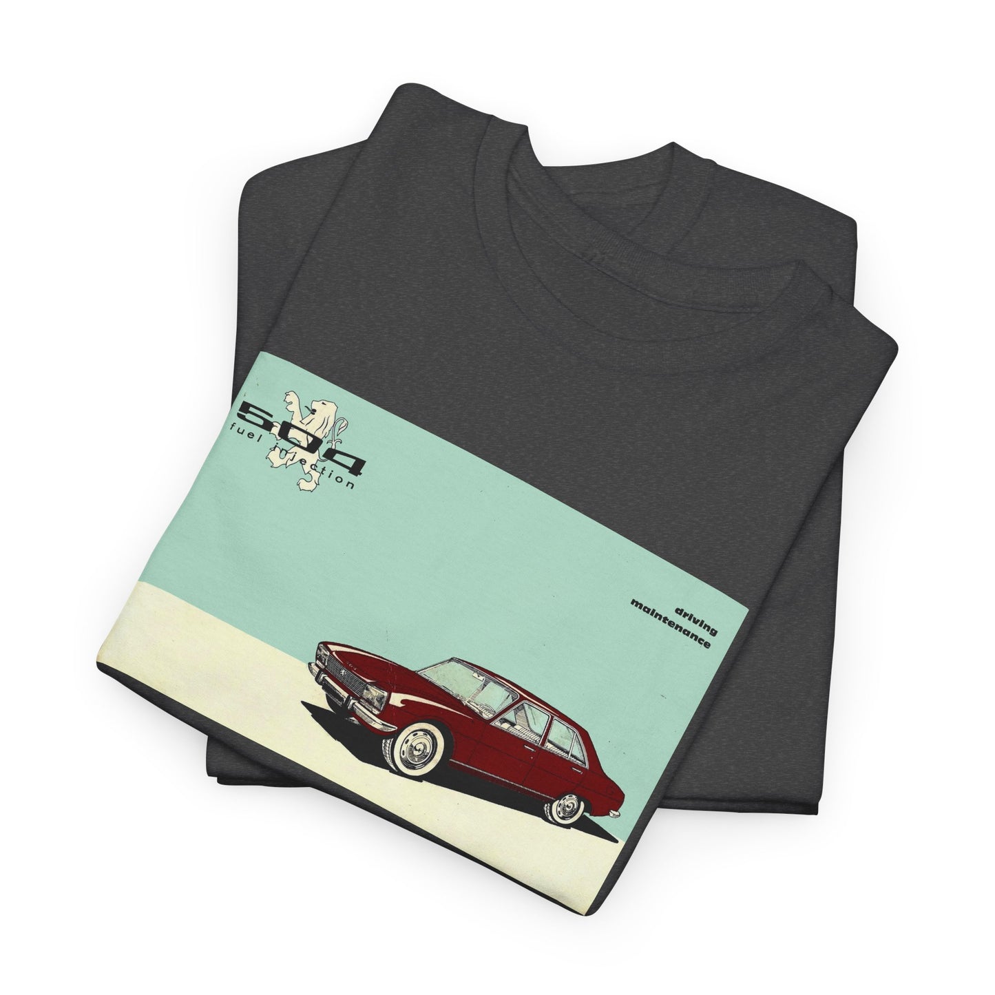 Retro Car Culture Tee #055: Peugeot 504