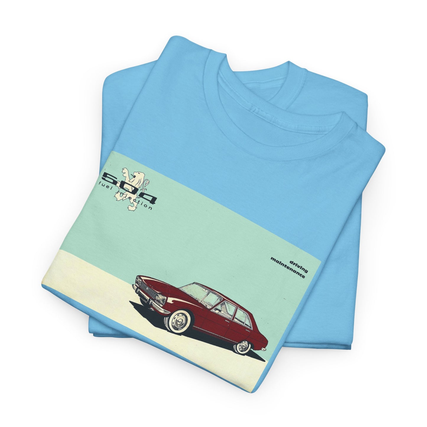 Retro Car Culture Tee #055: Peugeot 504