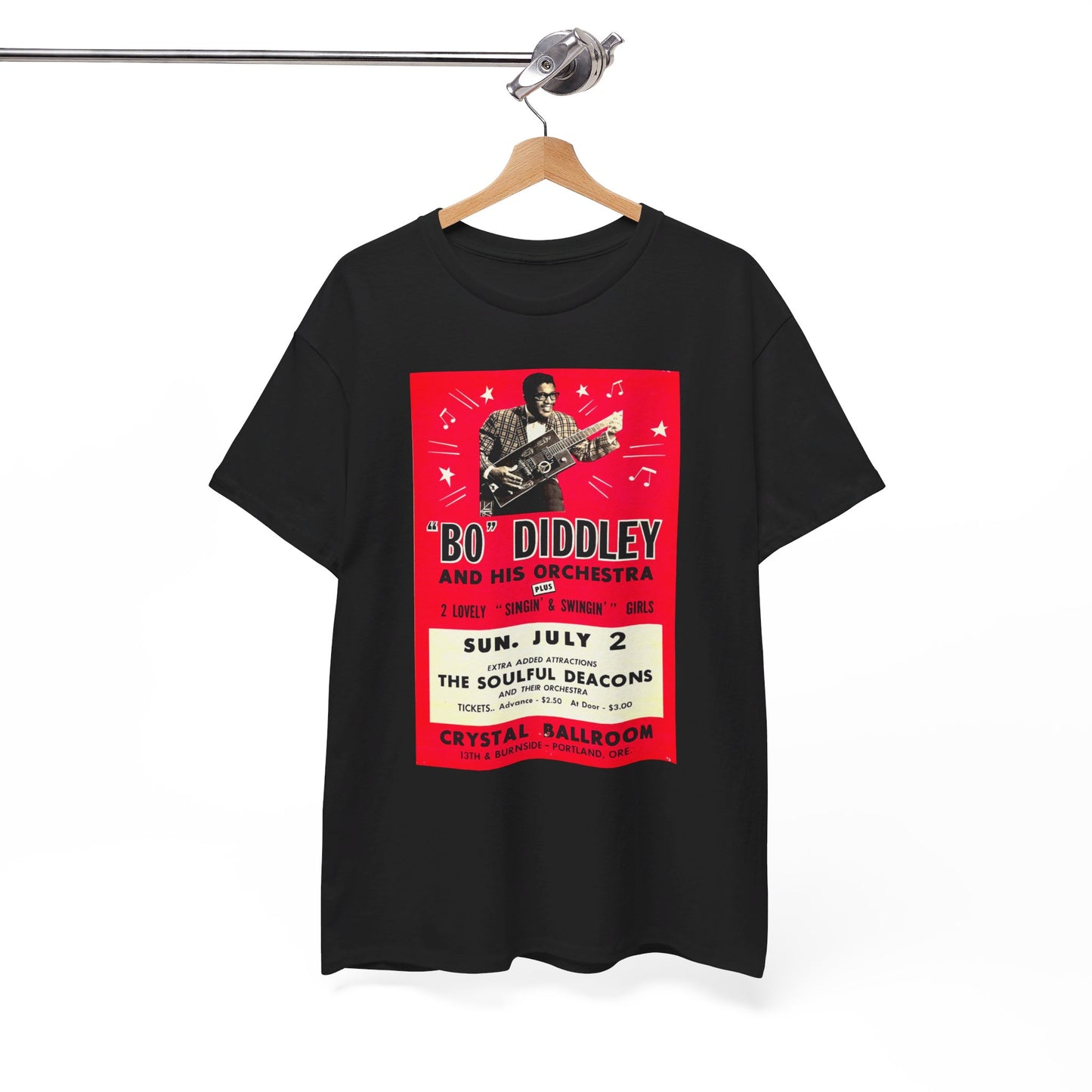 Concert Poster Tee #135: Bo Diddley