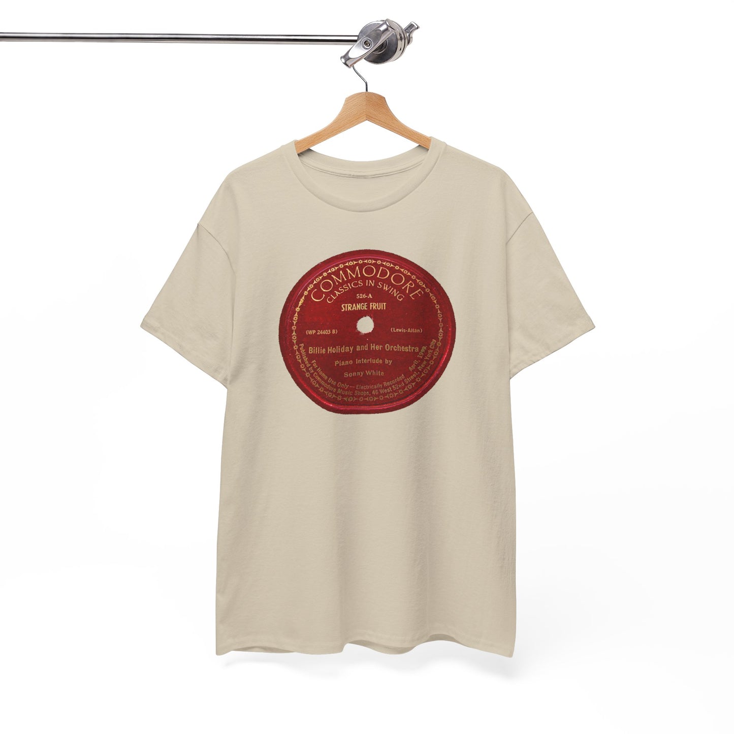 78rpm Tee #103: Billie Holiday - Strange Fruit