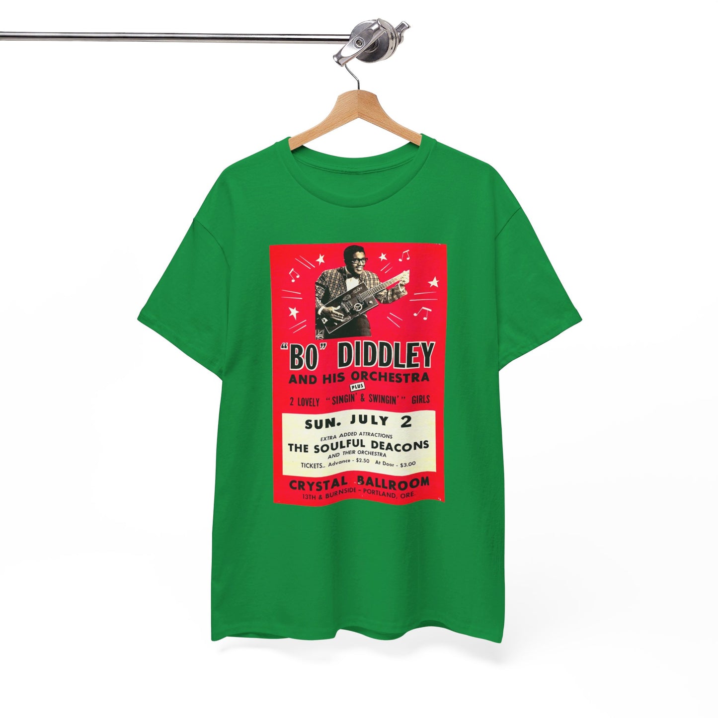 Concert Poster Tee #135: Bo Diddley