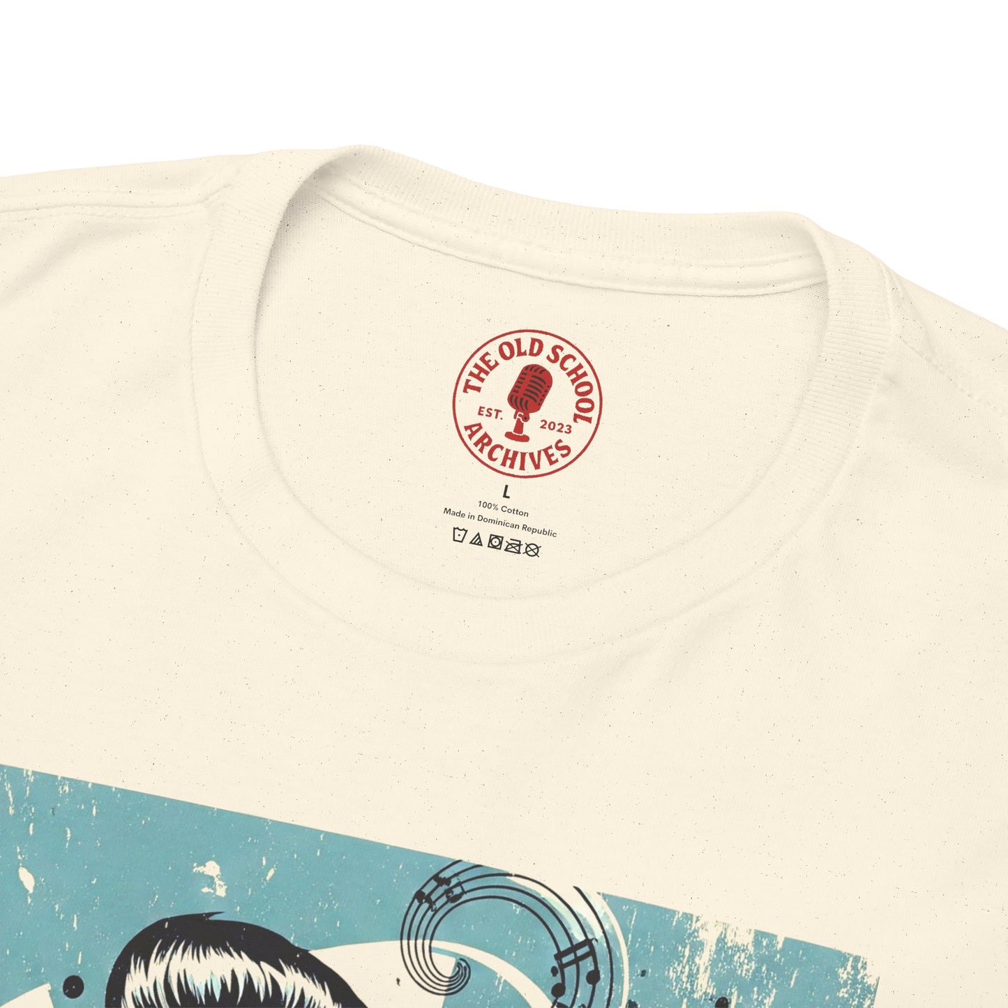 1950s Rock N Roll Tee, Unisex Heavy Cotton T-Shirt, Casual Statement Wear