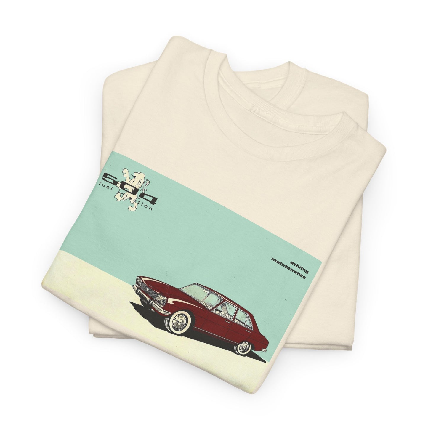 Retro Car Culture Tee #055: Peugeot 504