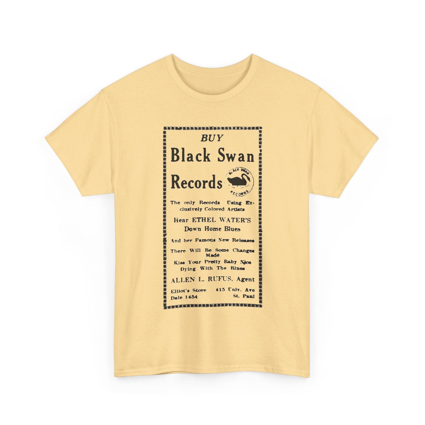 Record Store Tee #134: Elliot's Store Black Swan Record Dealer