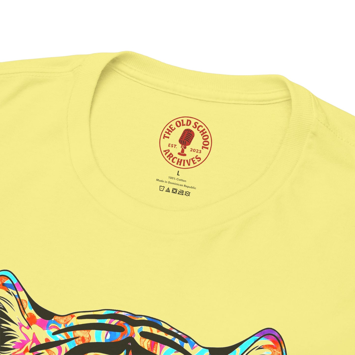 Cosmic Tiger Unisex Heavy Cotton Tee Statement Shirt