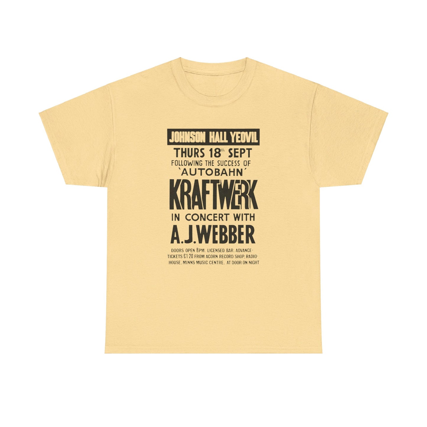 Concert Poster Tee #013: Kraftwerk