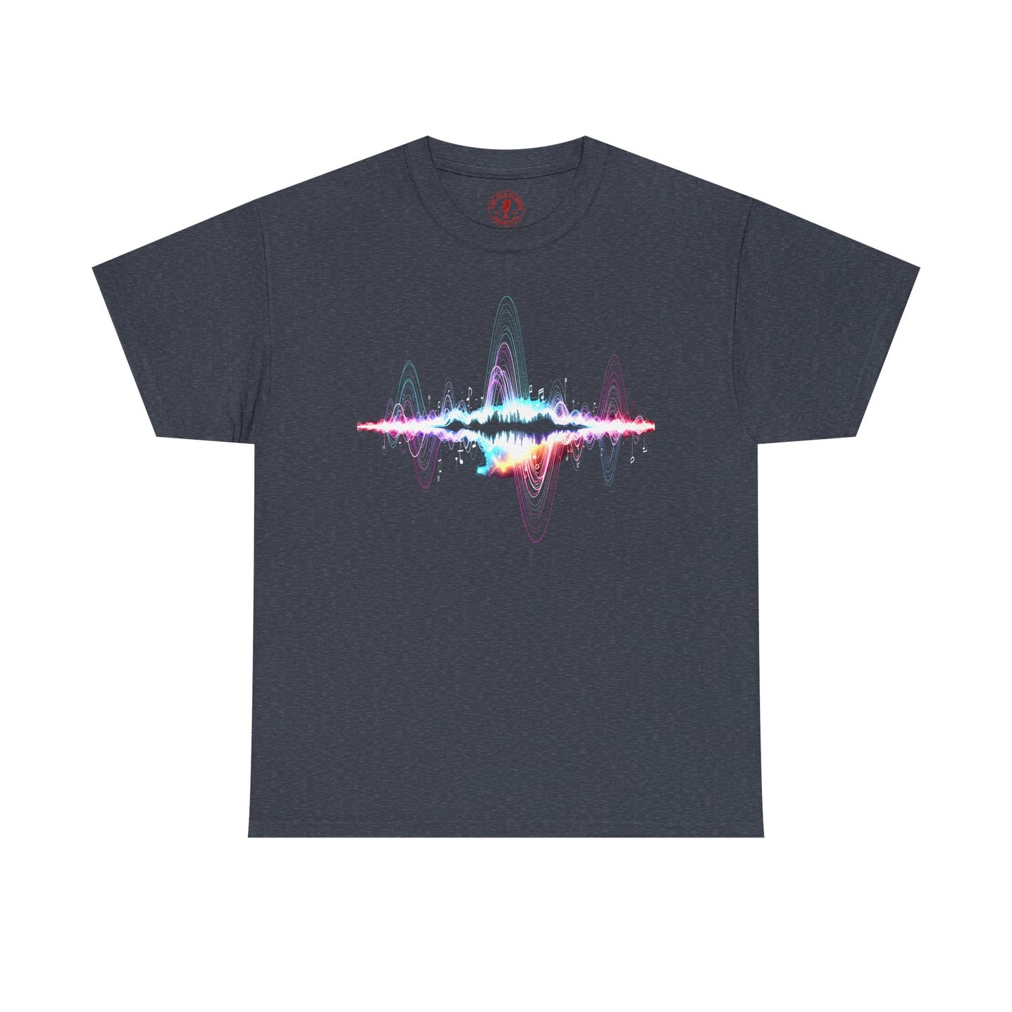 Music Visualized Tee, Unisex Heavy Cotton T-Shirt, Casual Statement Wear