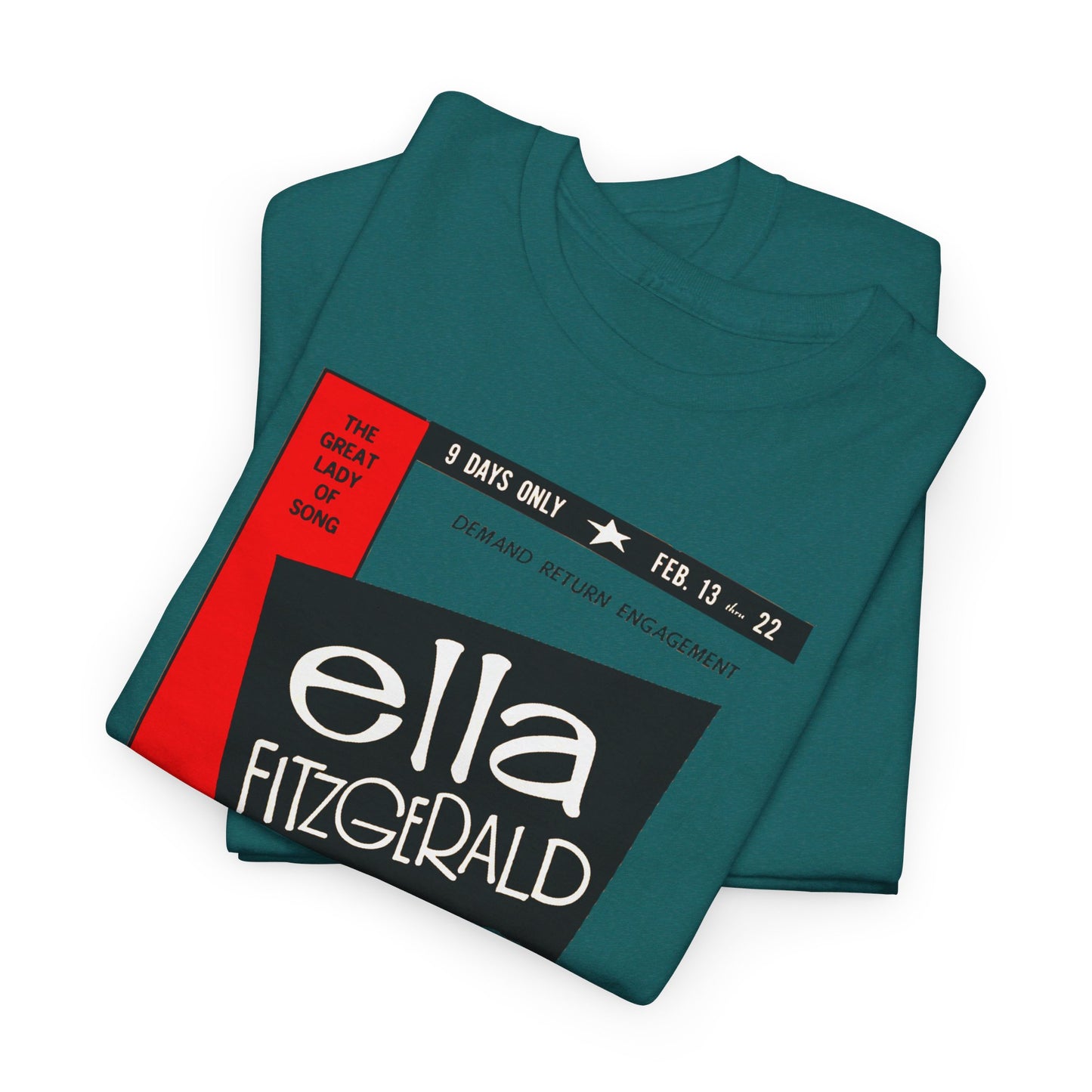 Concert Poster Tee #116: Ella Fitzgerald