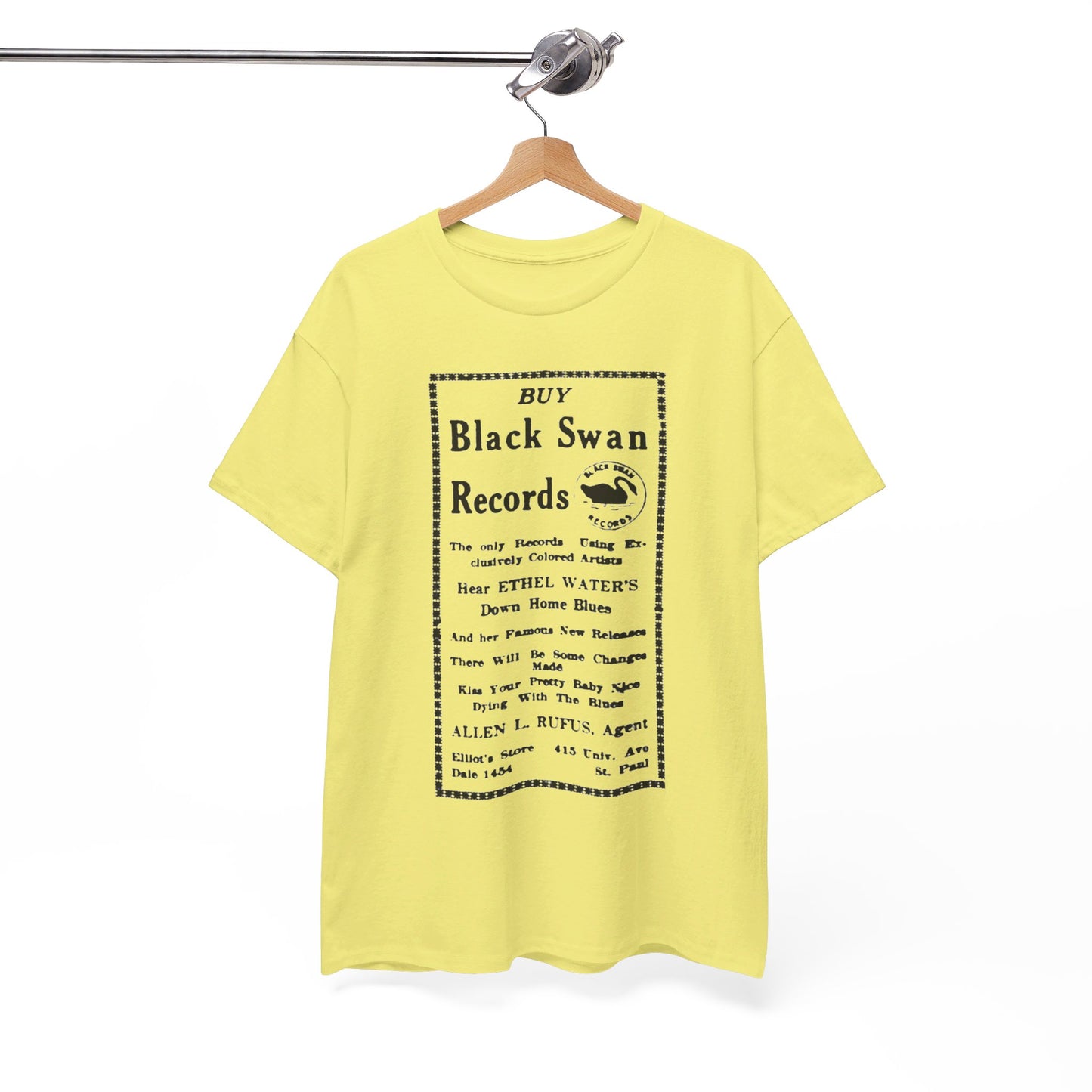 Record Store Tee #134: Elliot's Store Black Swan Record Dealer