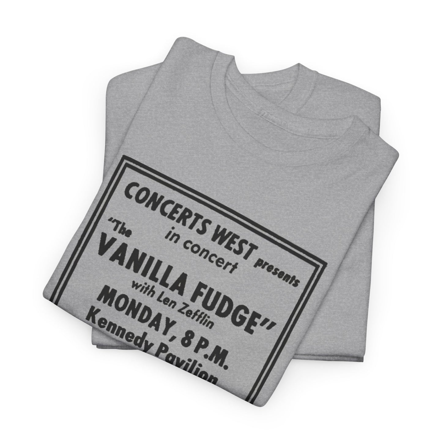 Concert Poster Tee #097: Vanilla Fudge Led Zeppelin