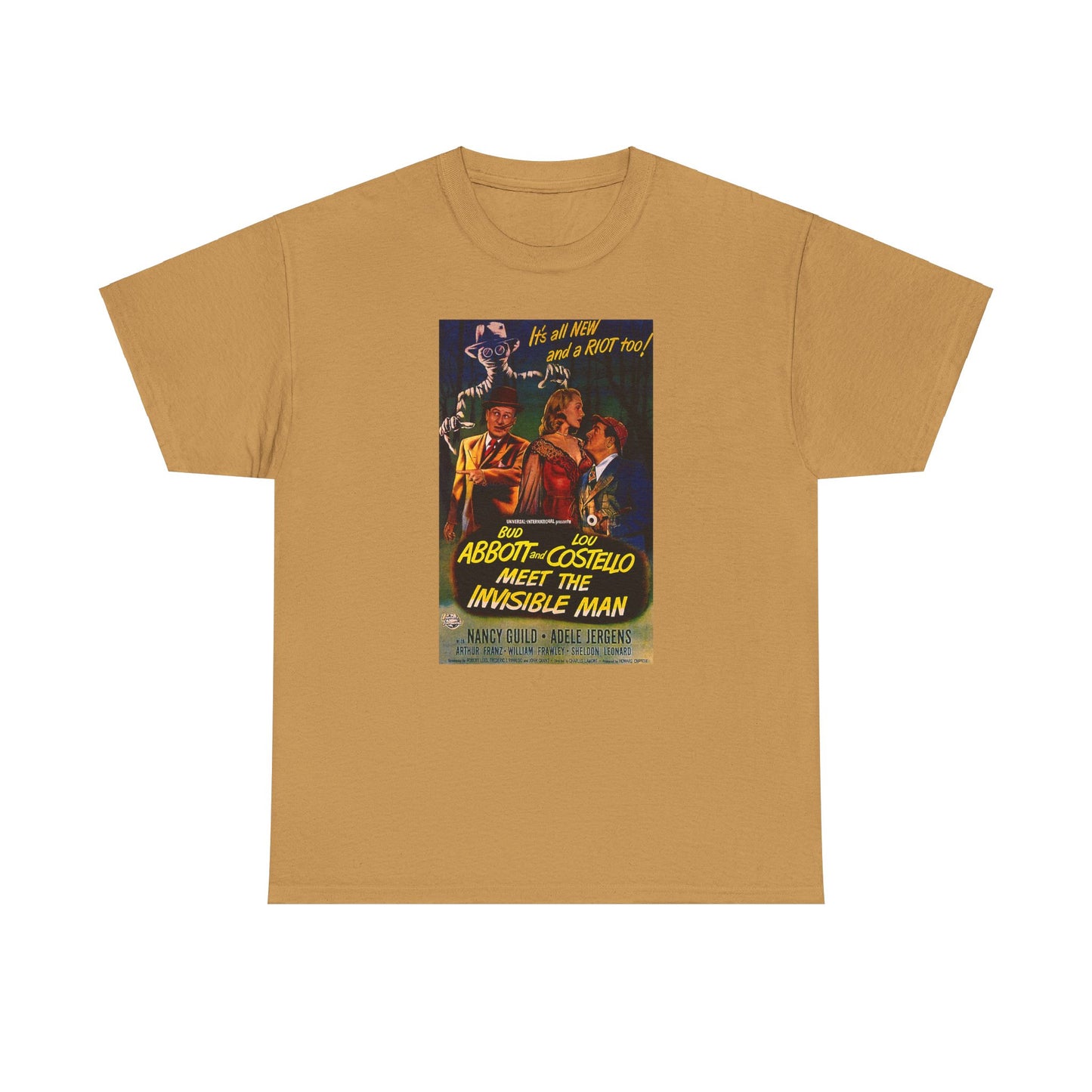 Movie Poster Tee #67: Abbott & Costello Meet The Invisible Man