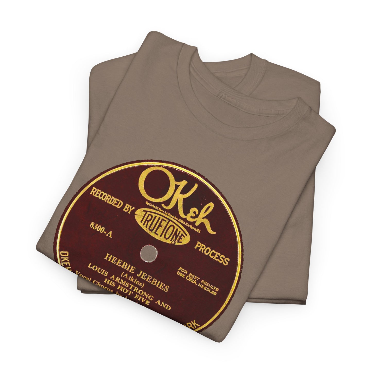 78rpm Tee #105: Louis Armstrong & His Hot Five - Heebie Jeebies