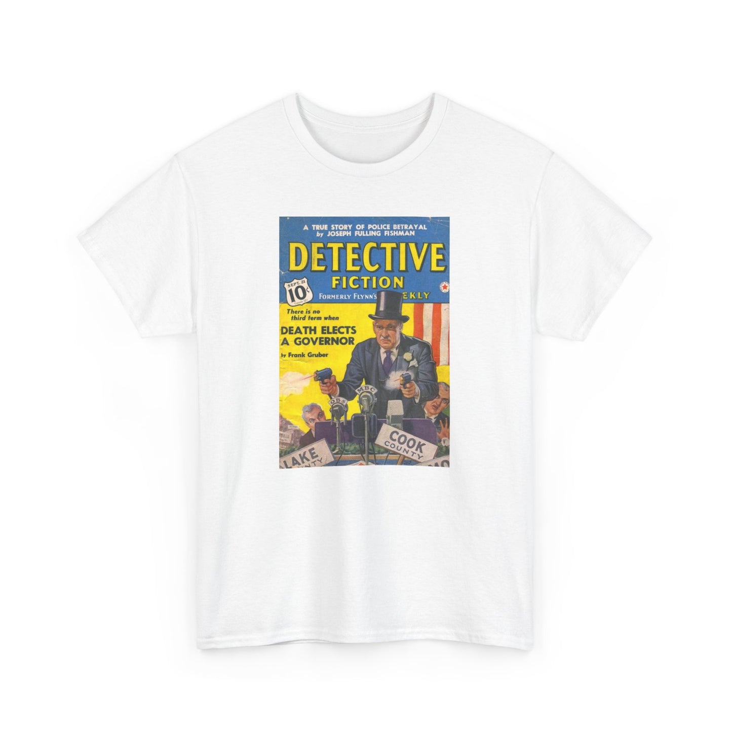 Pulp Cover Tee #449: Detective Fiction