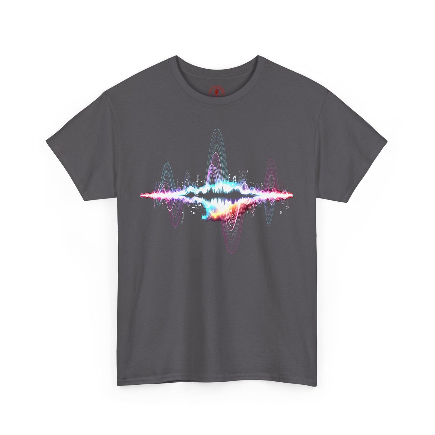 Music Visualized Tee, Unisex Heavy Cotton T-Shirt, Casual Statement Wear