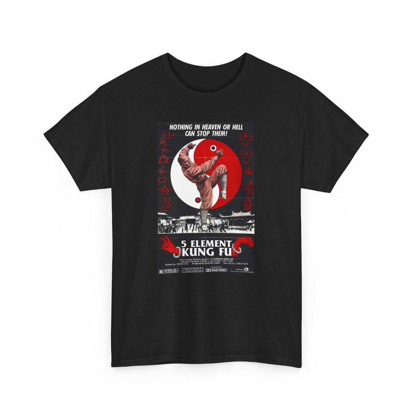 Movie Poster Tee #39: 5 Elements Kung Fu