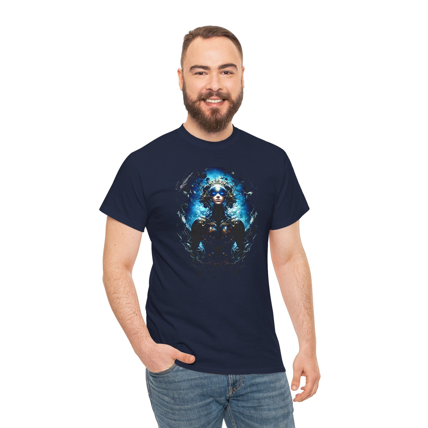 Cosmic Traveler Unisex Heavy Cotton Tee | Vintage T-Shirt, Graphic Tee, Casual Wear