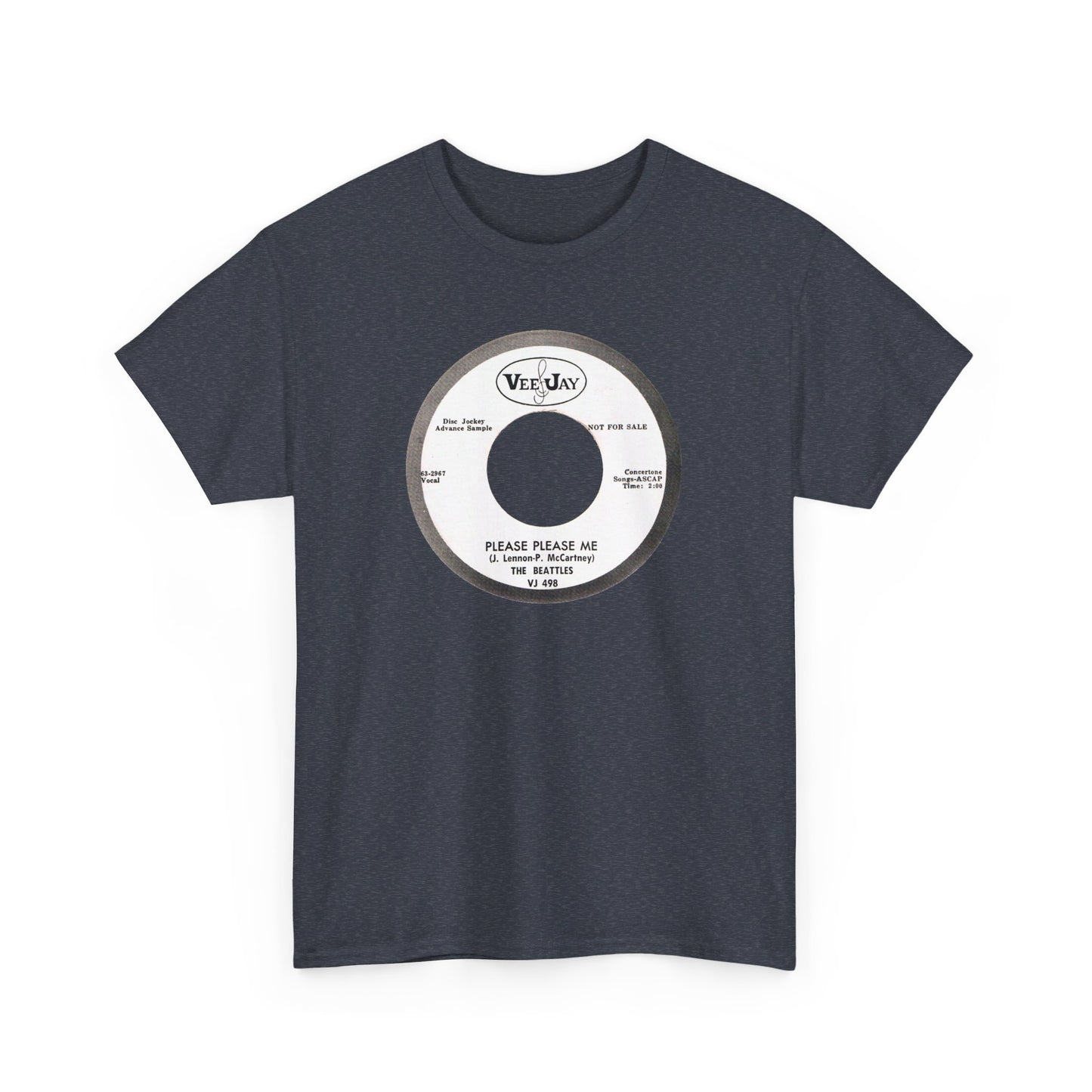 45rpm Tee #09: The Beattles Please Please Me Promo Label