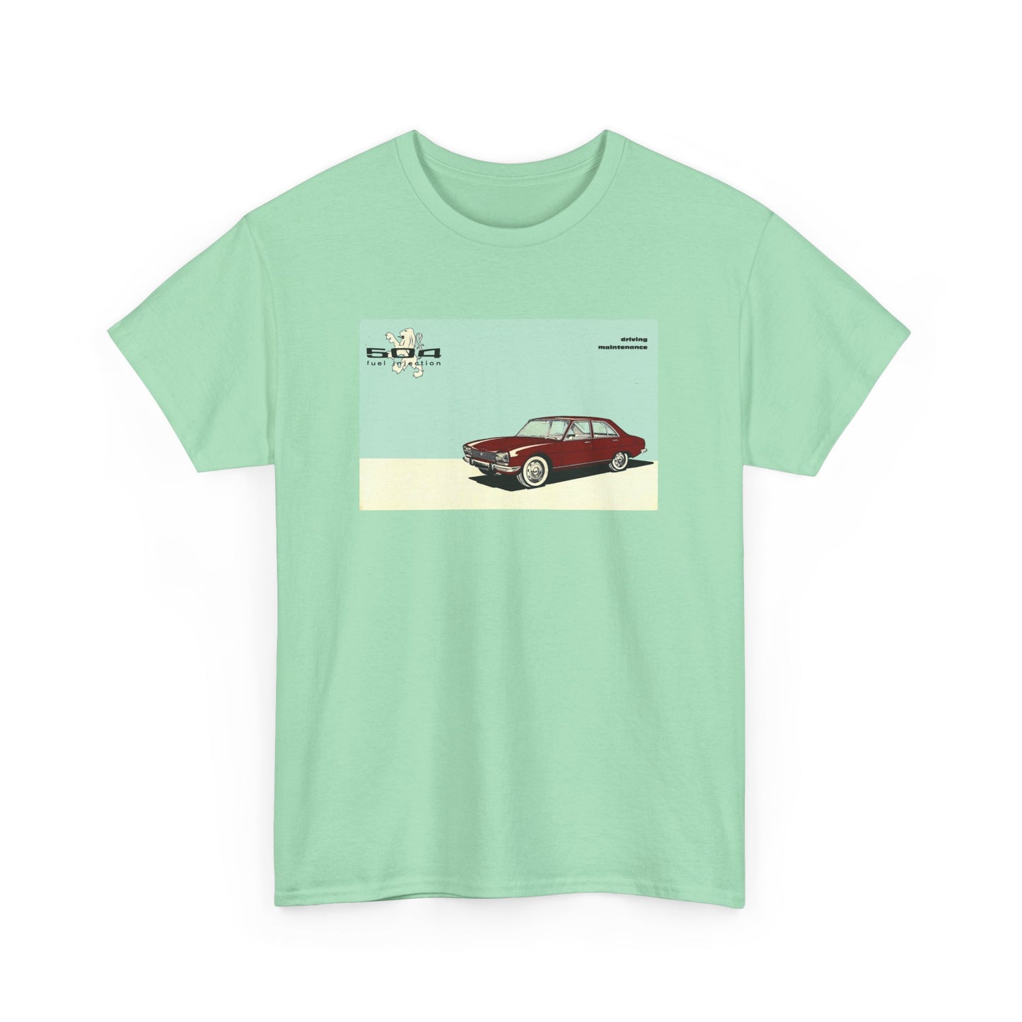 Retro Car Culture Tee #055: Peugeot 504