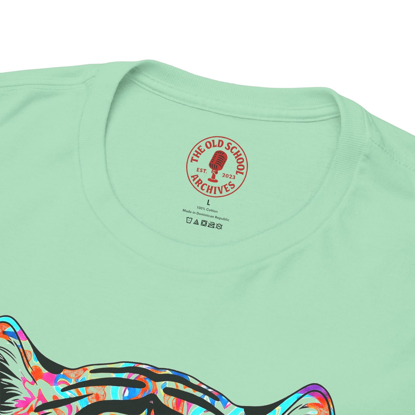 Cosmic Tiger Unisex Heavy Cotton Tee Statement Shirt