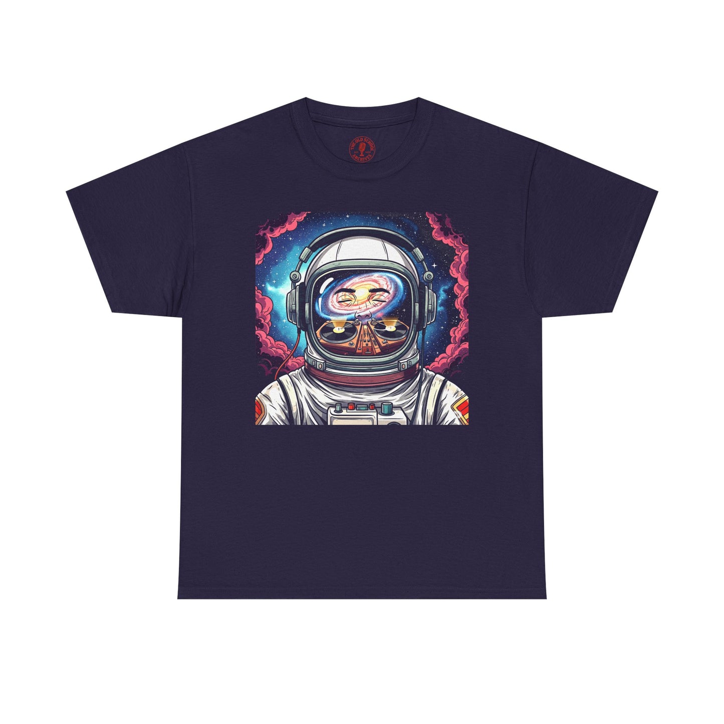 DJ Spaceman Tee, Unisex Heavy Cotton T-Shirt, Casual Statement Wear