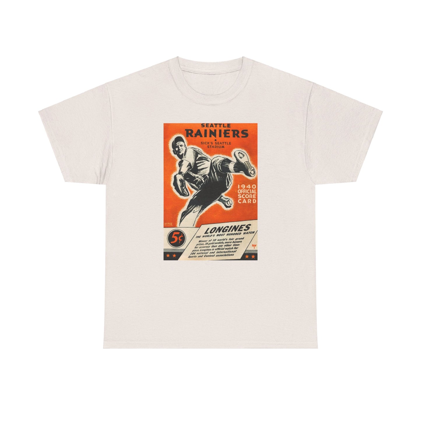 Baseball Tee #002: 1940 Seattle Rainiers Score Card