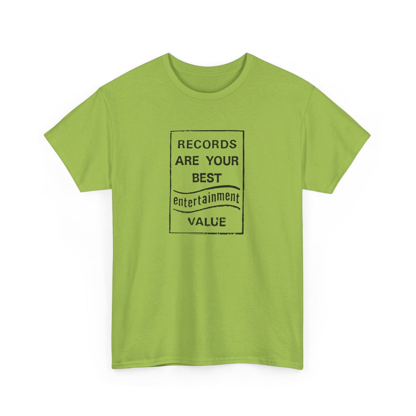 Retro Tee #205: Records Are Your Best Entertainment Value