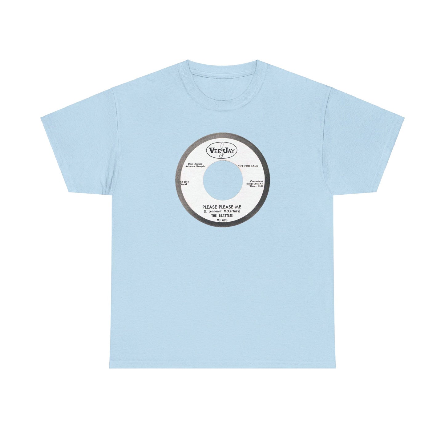 45rpm Tee #09: The Beattles Please Please Me Promo Label