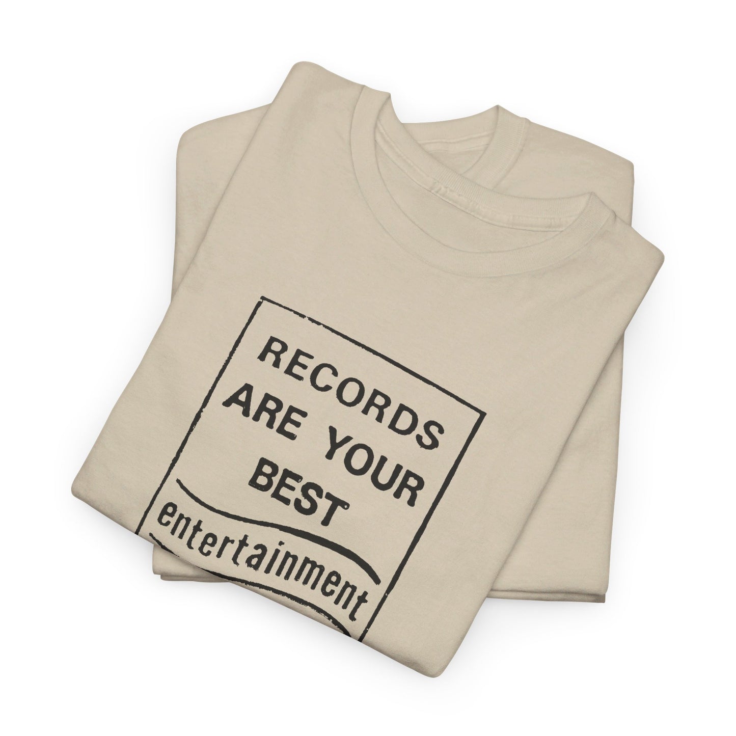 Retro Tee #205: Records Are Your Best Entertainment Value