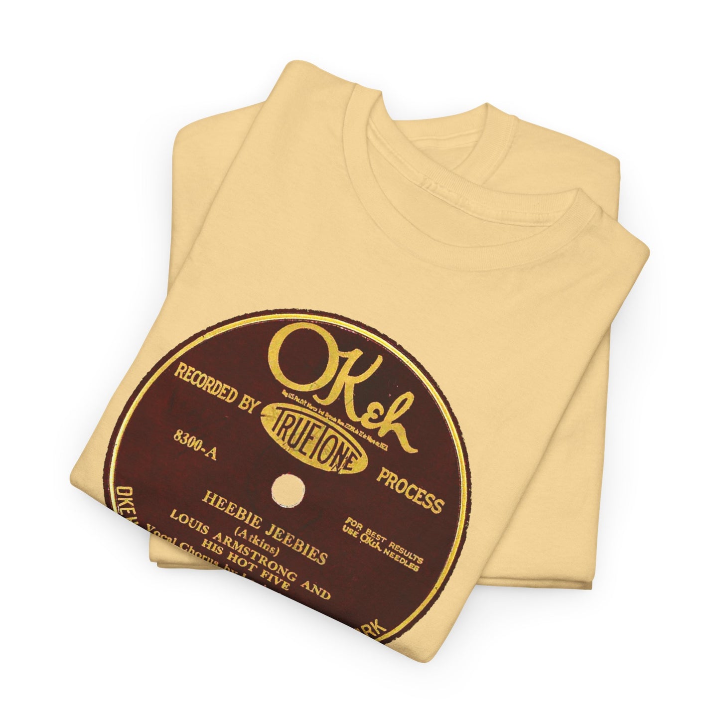 78rpm Tee #105: Louis Armstrong & His Hot Five - Heebie Jeebies