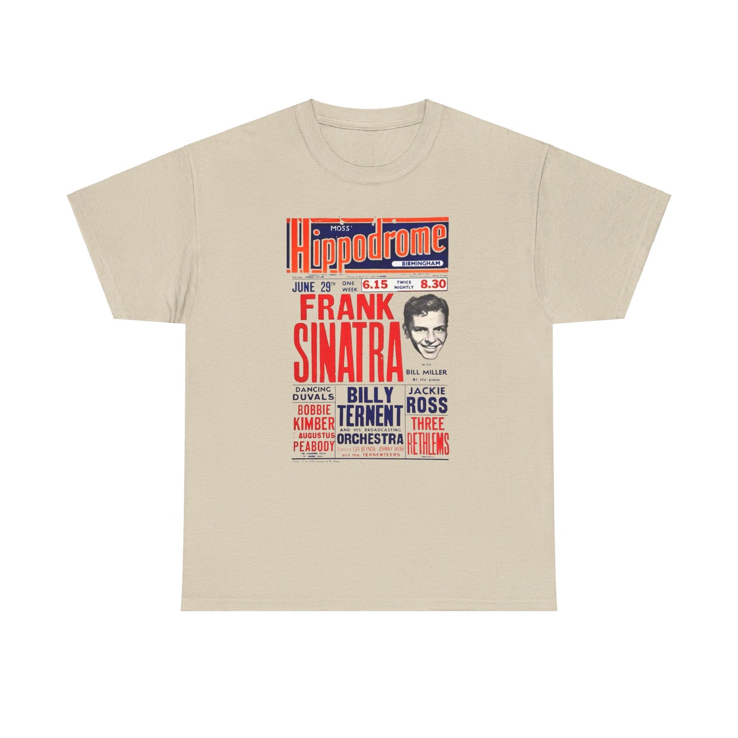 Concert Poster Tee #142: Frank Sinatra