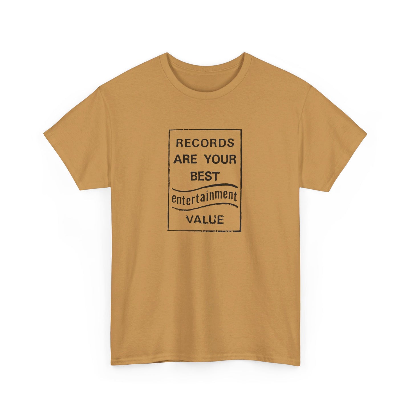 Retro Tee #205: Records Are Your Best Entertainment Value