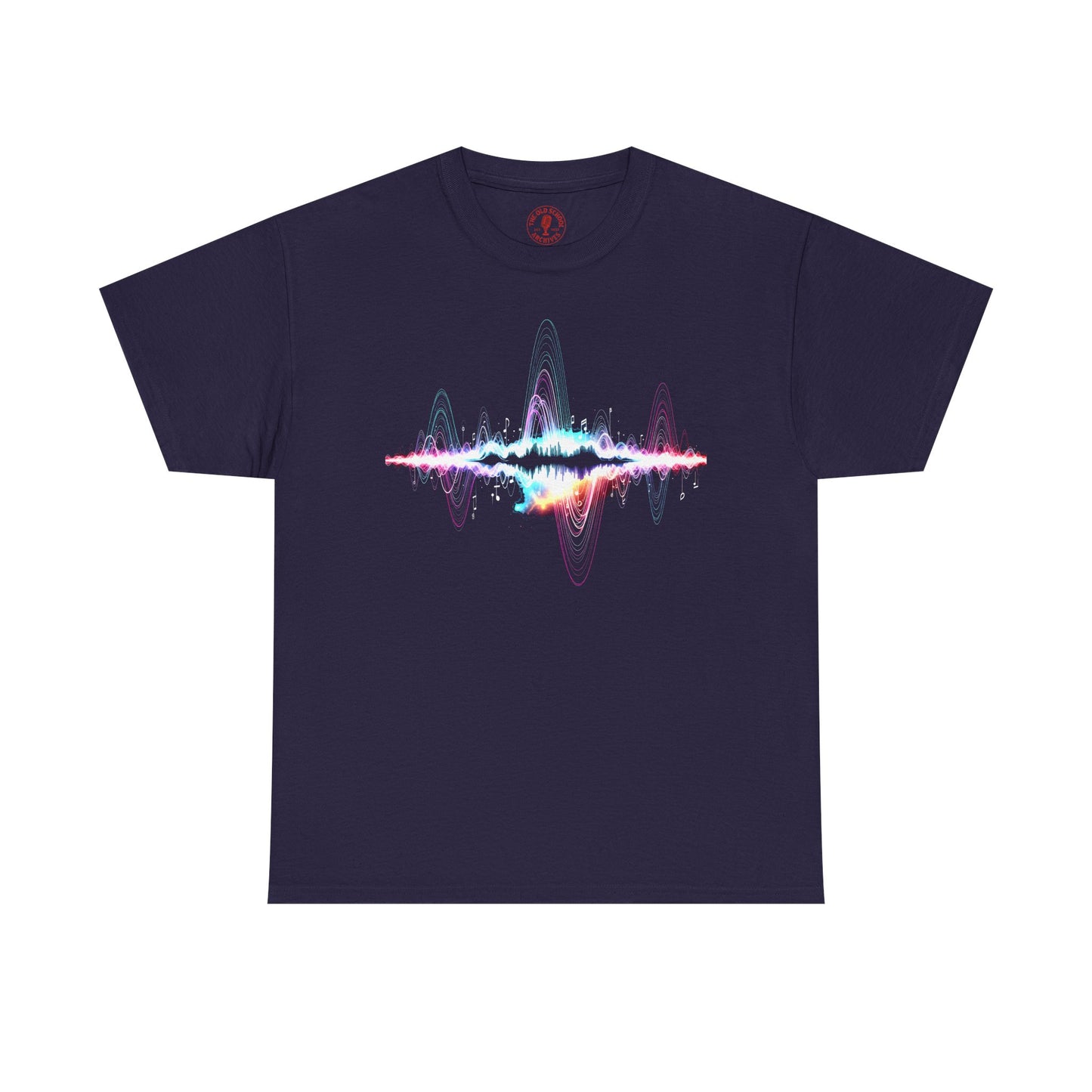 Music Visualized Tee, Unisex Heavy Cotton T-Shirt, Casual Statement Wear