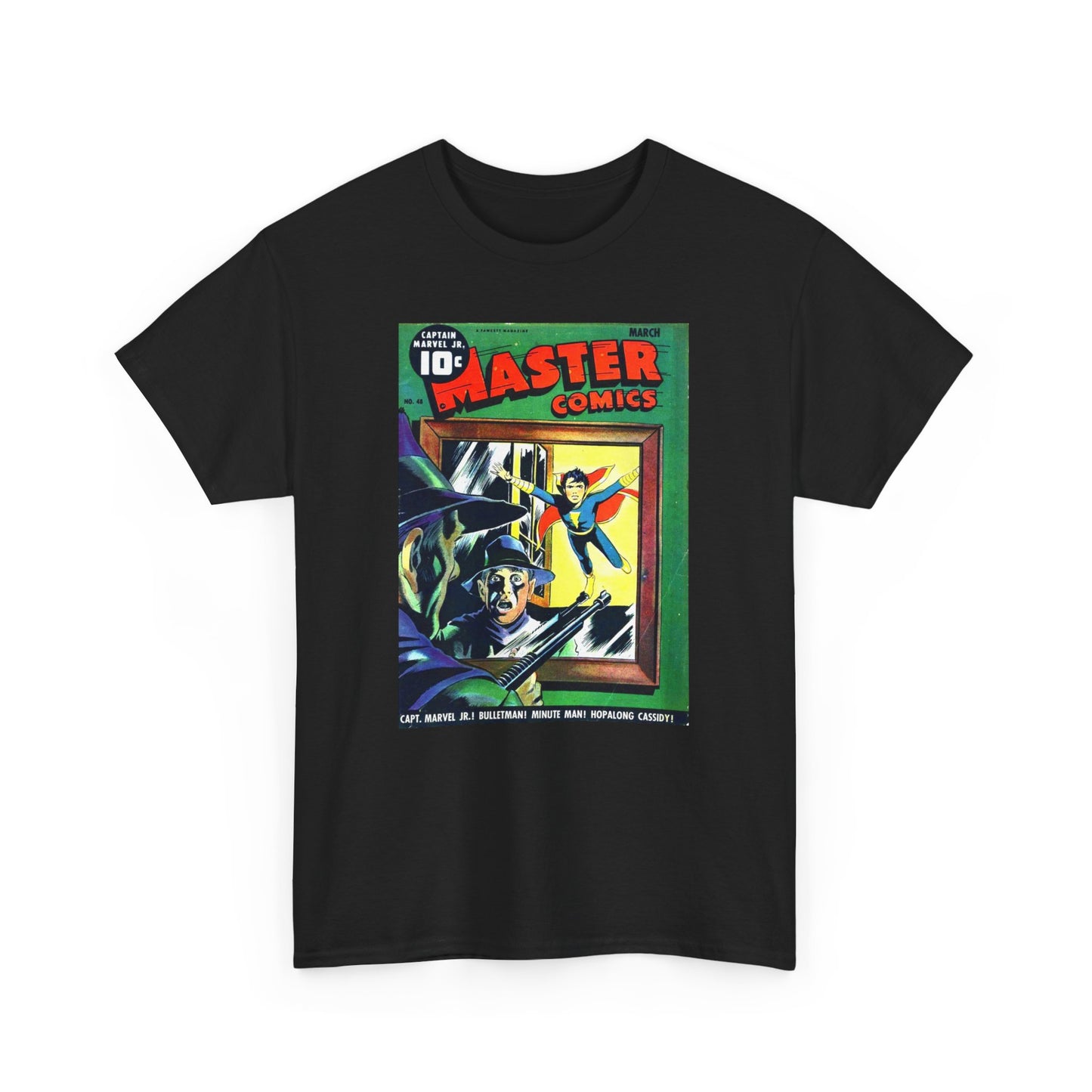 Comic Book Tee: Master Comics 48 Captain Marvel Jr.