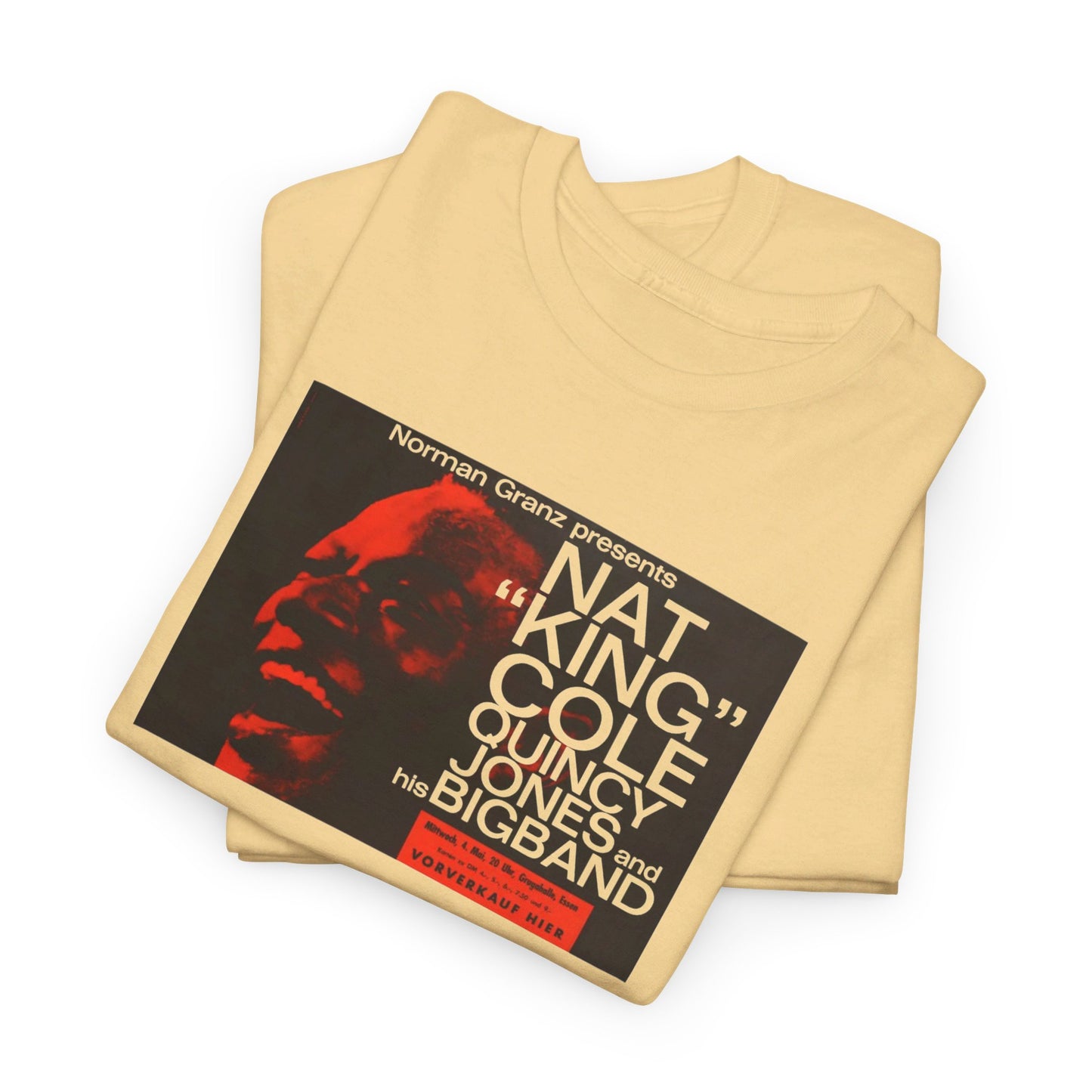 Concert Poster Tee #015: Nat King Cole Quincy Jones