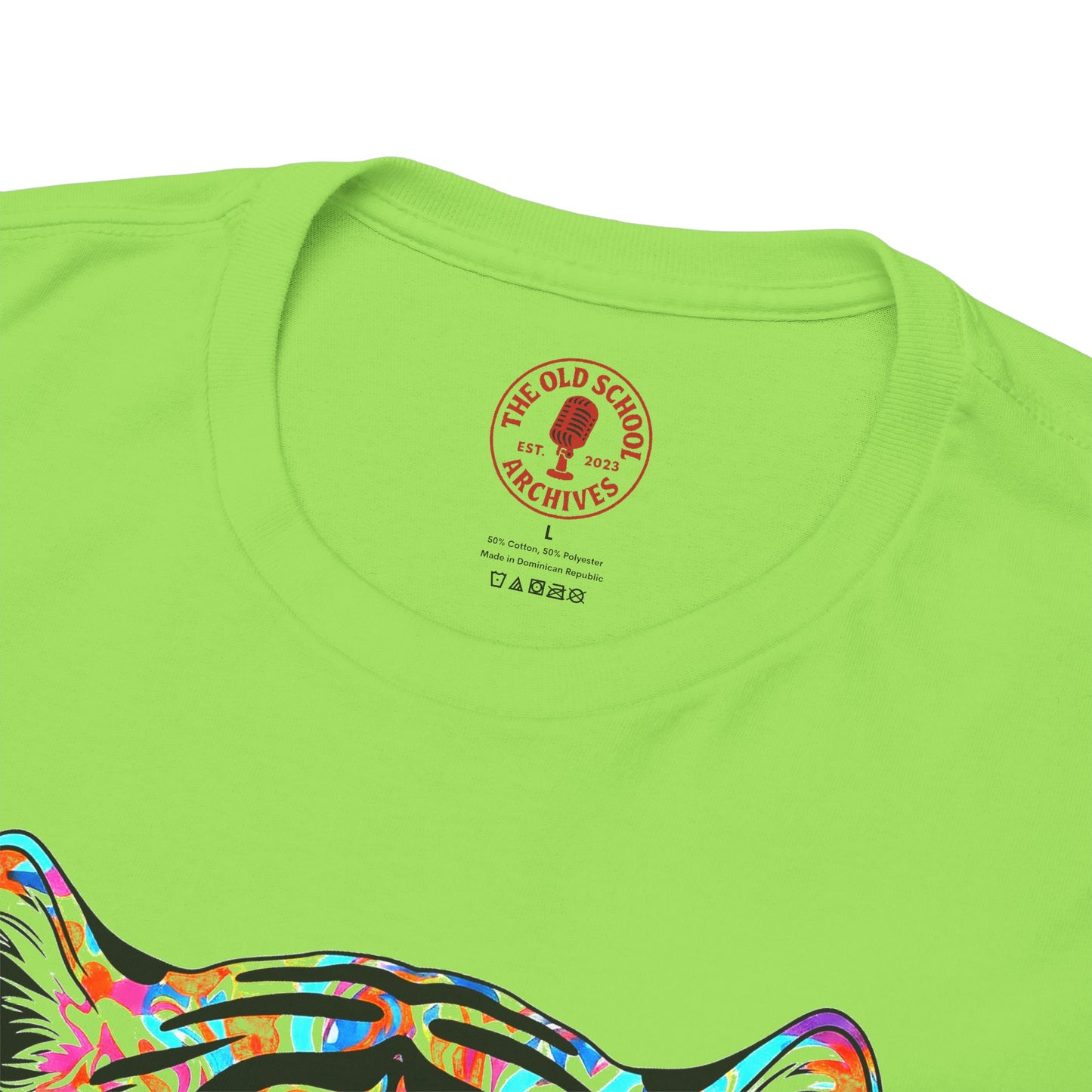 Cosmic Tiger Unisex Heavy Cotton Tee Statement Shirt