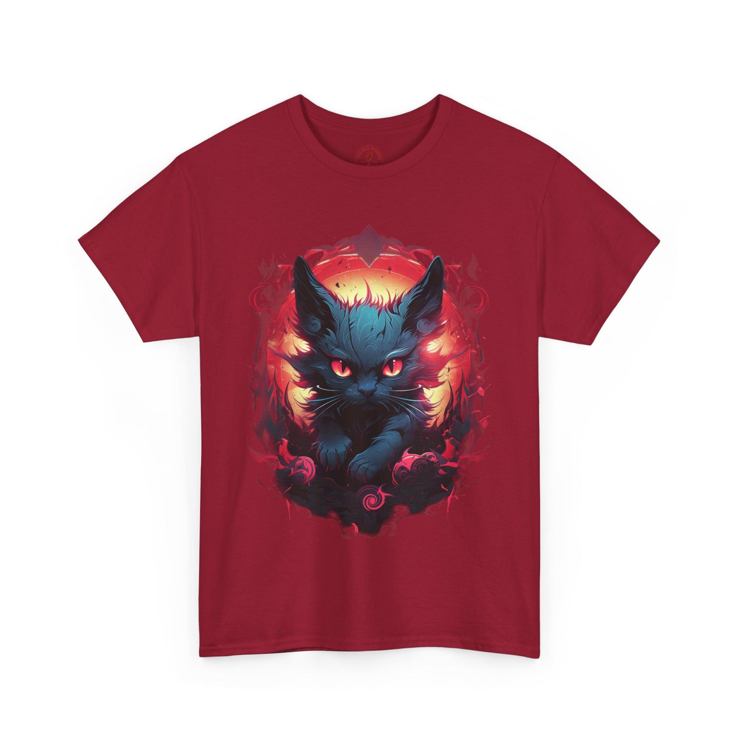 Evil Bad Kitty Cat Variant Unisex Heavy Cotton Tee | Vintage T-Shirt, Graphic Tee, Casual Wear