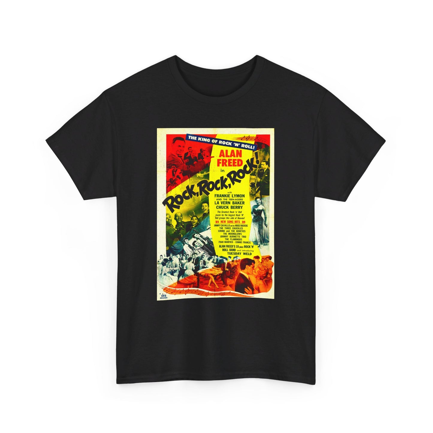 Concert Poster Tee #255: Alan Freed Movie Rock, Rock, Rock!