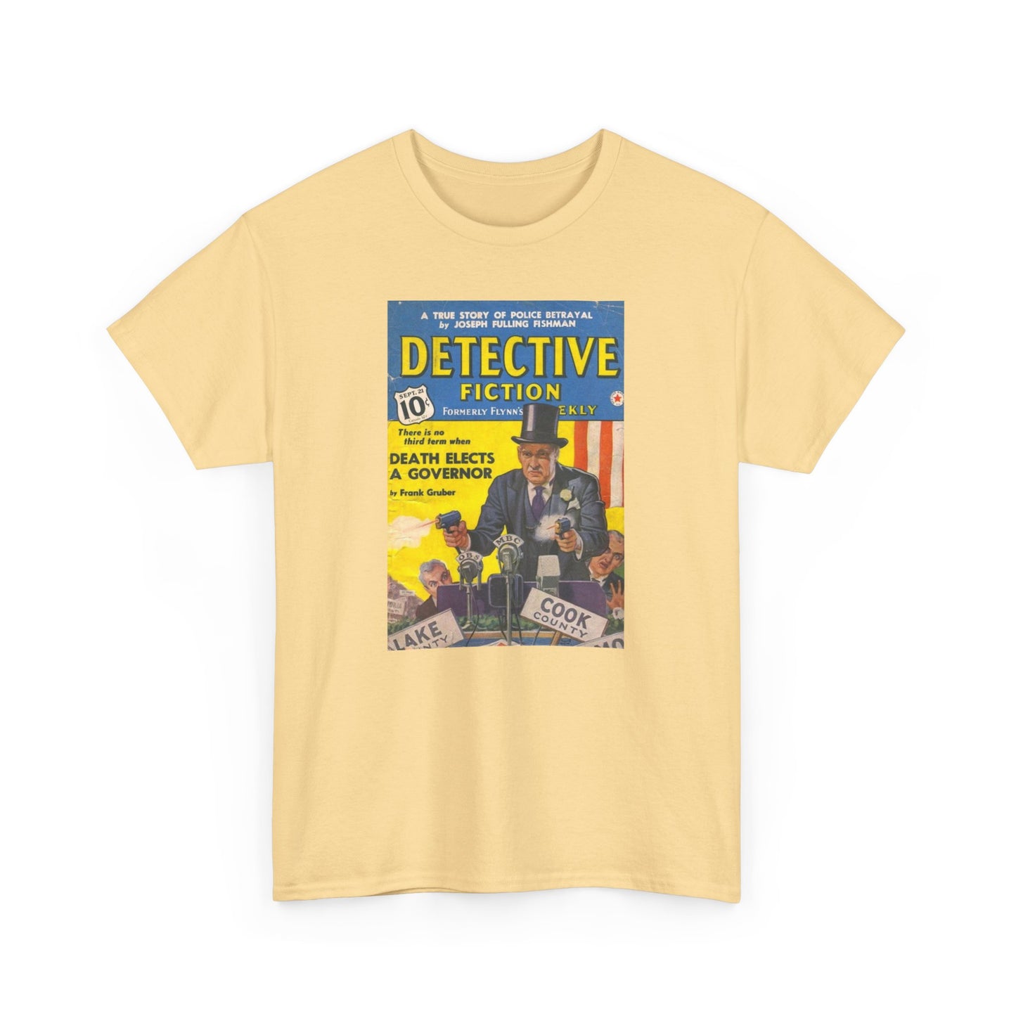 Pulp Cover Tee #449: Detective Fiction