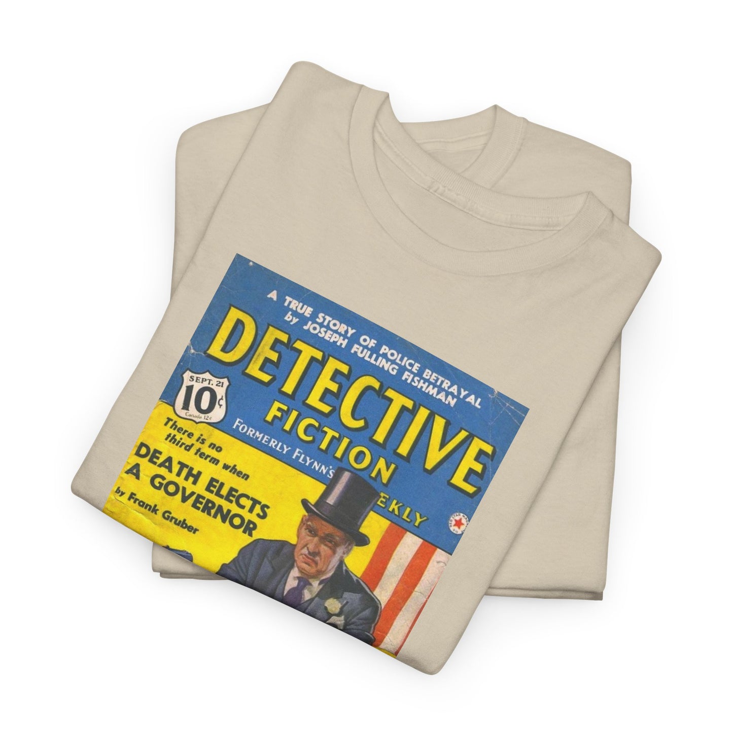 Pulp Cover Tee #449: Detective Fiction