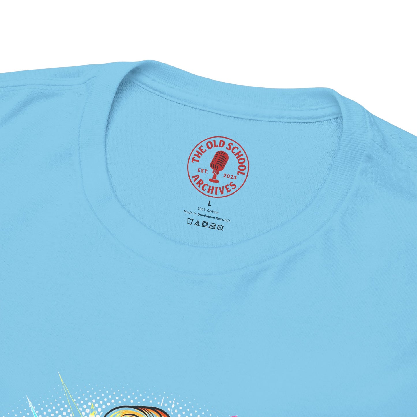 Pin-up Girl With Sax & Mic Tee, Unisex Heavy Cotton T-Shirt, Casual Statement Wear