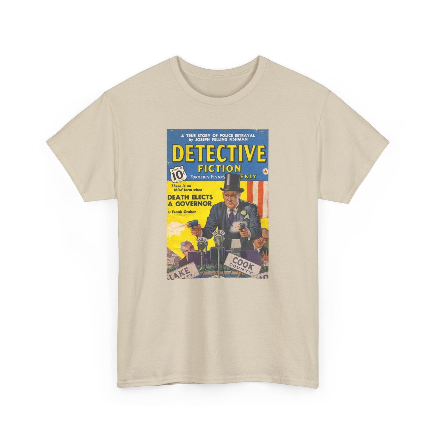 Pulp Cover Tee #449: Detective Fiction