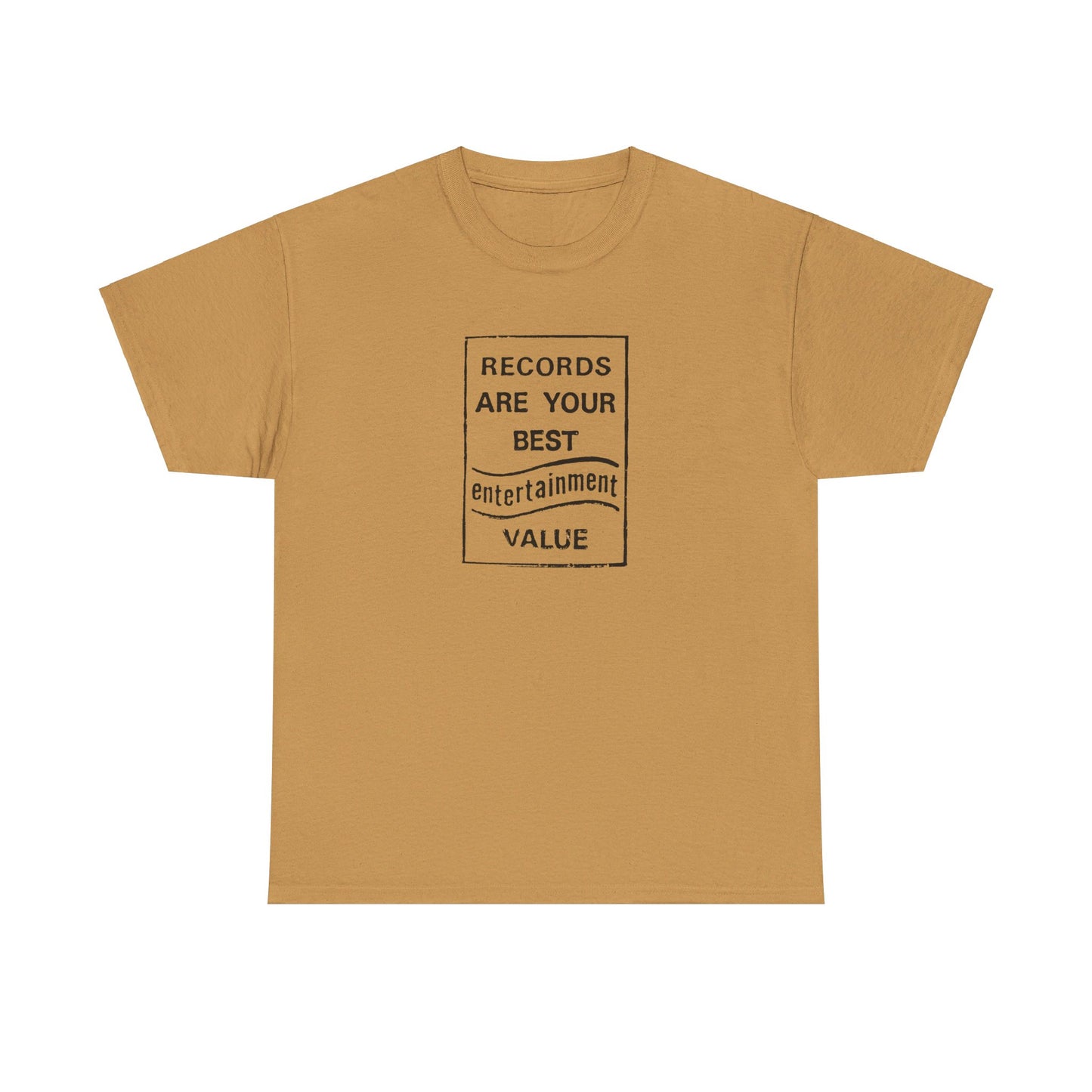 Retro Tee #205: Records Are Your Best Entertainment Value